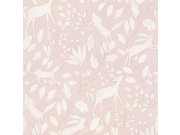 Tapety Yara Tapety dle materiálu Vliesové tapety - Světle růžová dětská tapeta s lesními zvířátky 220791, Doodleedo, BN Walls Světle růžová dětská tapeta s lesními zvířátky 220791, Doodleedo, BN Walls