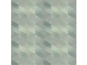 Geometrická vliesová tapeta na zeď světle zelená, AF24580, Affinity, Decoprint