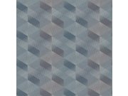 Tapety Yara Tapety dle materiálu Vliesové tapety - Geometrická vliesová tapeta na zeď modrá, AF24582, Affinity, Decoprint Geometrická vliesová tapeta na zeď modrá, AF24582, Affinity, Decoprint