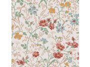 Bílá vliesová tapeta s květinovým vzorem, 121082, Laura Ashley 3
