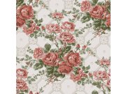 Bílá vliesová tapeta s růžemi, 121081, Laura Ashley 3