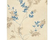 Zlato-béžová vliesová tapeta s větvičkami a listy, 119841, Laura Ashley 3