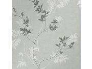 Zelená vliesová tapeta s větvičkami a listy, 119840, Laura Ashley 3 Tapety Yara - Laura Ashley