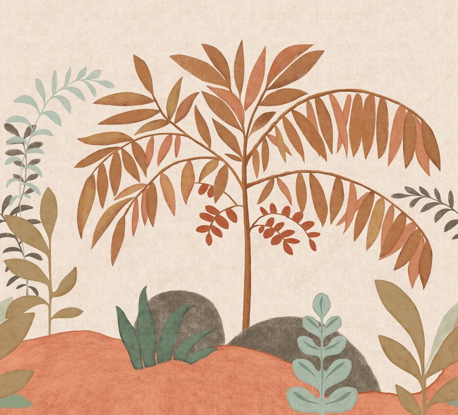 Vliesová obrazová tapeta na zeď, krajina, stromy, hnědá, SOD27091, Soleado, Decoprint - Vliesové tapety