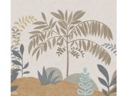 Vliesová obrazová tapeta na zeď, krajina, stromy, šedo-béžová, SOD27090, Soleado, Decoprint