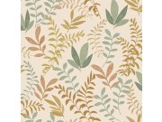 Vliesová tapeta na zeď, větvičky, listy, krémová, SO27062, Soleado, Decoprint