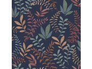 Vliesová tapeta na zeď, větvičky, listy, modrá, SO27060, Soleado, Decoprint