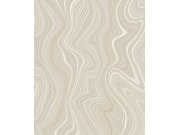 Vliesová tapeta na zeď, linie, šedo-béžová, SO27053, Soleado, Decoprint