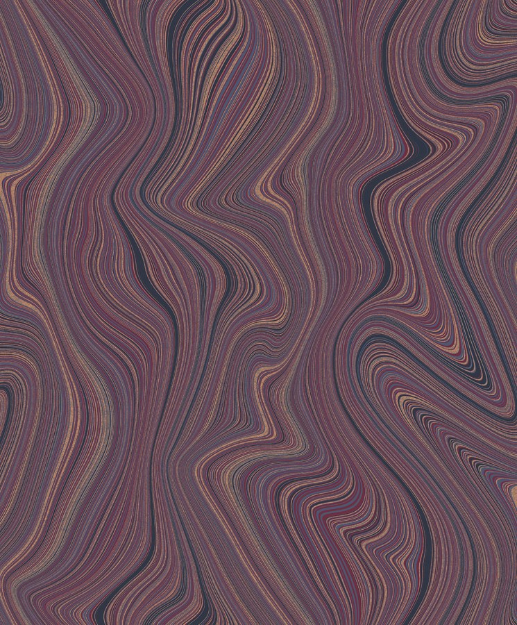 Vliesová tapeta na zeď, linie, modro-fialová, SO27050, Soleado, Decoprint - Vliesové tapety