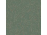 Grafická vliesová tapeta na zeď, obrysy postav, zelená, SO27047, Soleado, Decoprint