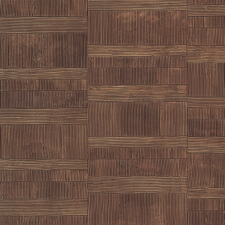 Luxusní geometrická tapeta na zeď hnědá 64610, Materea, Limonta - Tapety na zeď