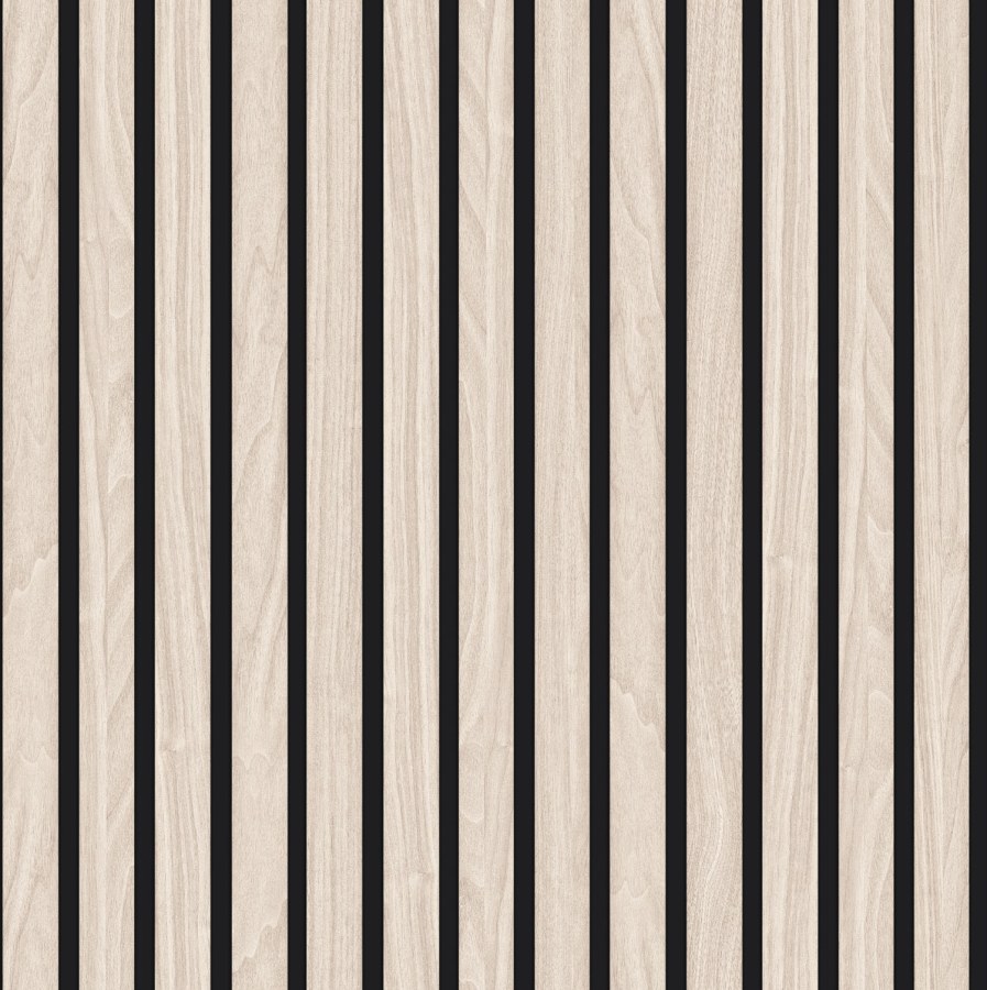 Luxusní béžová vliesová tapeta, imitace dřeva, palubky, lamely, Z77544, Savana, Zambaiti Parati - Vliesové tapety