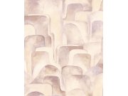 Béžová geometrická vliesová tapeta na zeď, Z77540, Savana, Zambaiti Parati