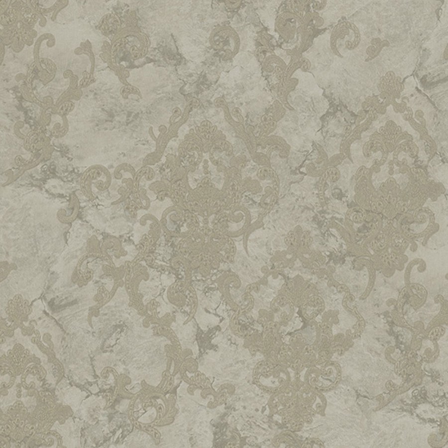 Luxusní béžová vliesová tapeta ornamenty M13005, Murella Italia, Zambaiti Parati - Tapety na zeď