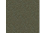 Luxusní zelená geometrická vliesová tapeta na zeď, Z54535, Fuksas, Zambaiti Parati