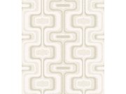 Béžová geometrická vliesová retro tapeta na zeď, Z77525, Savana, Zambaiti Parati Tapety Yara - Zambaiti Parati