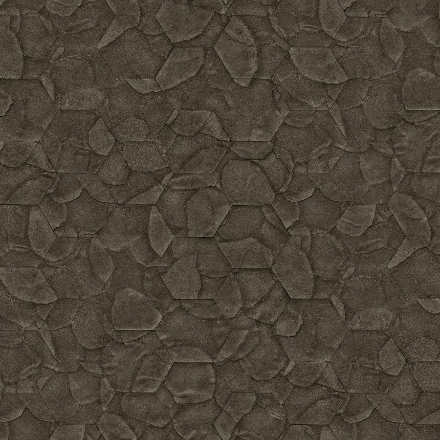 Luxusní bronzová geometrická vliesová tapeta na zeď, Z54508, Fuksas, Zambaiti Parati - Vliesové tapety