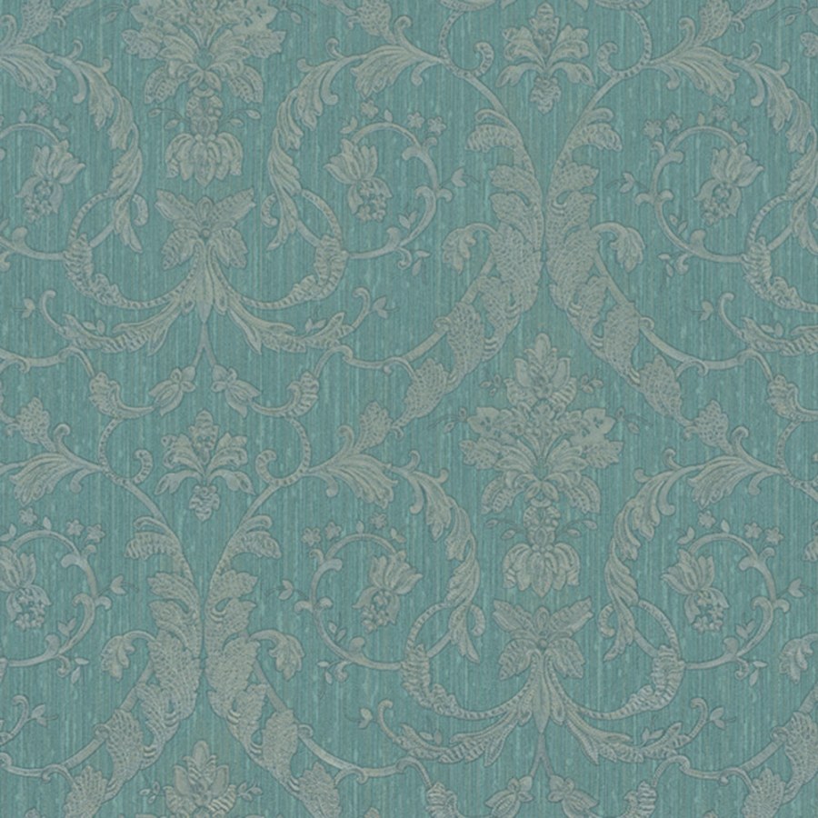 Luxusní zelená zámecká vliesová tapeta M13043, Murella Italia, Zambaiti Parati - Tapety na zeď