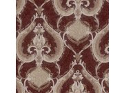 Luxusní vínová zámecká vliesová tapeta na zeď M31913, Magnifica Murella, Zambaiti Parati