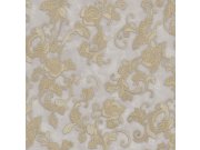 Luxusní šedo-zlatá vliesová tapeta ornamenty M31938, Magnifica Murella, Zambaiti Parati