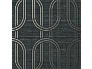 Luxusní černá geometrická vliesová tapeta na zeď, 120860, Indulgence, Graham Brown Boutique