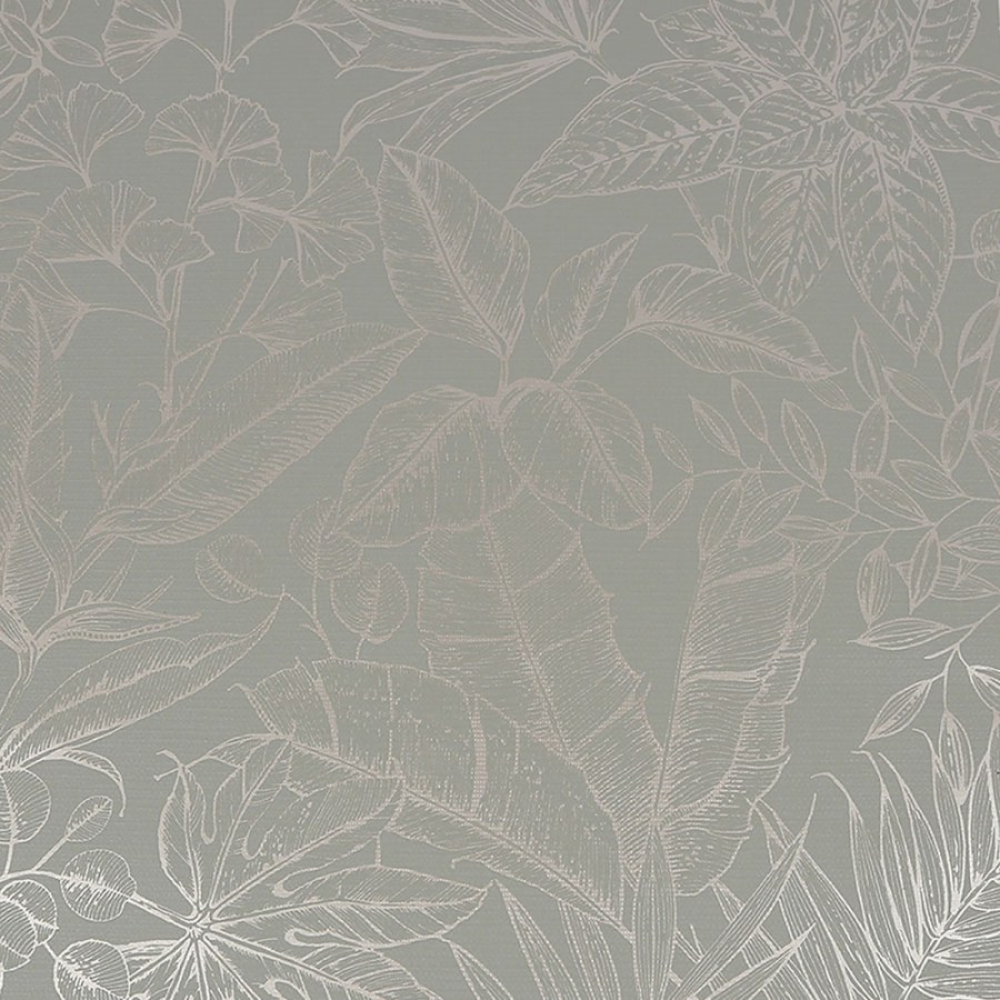 Luxusní vliesová tapeta s motivem metalických listů, 115720, Opulence, Graham & Brown - Tapety na zeď