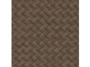 Vliesová hnědá tapeta na zeď imitace kůže TA25072 Tahiti, Decoprint