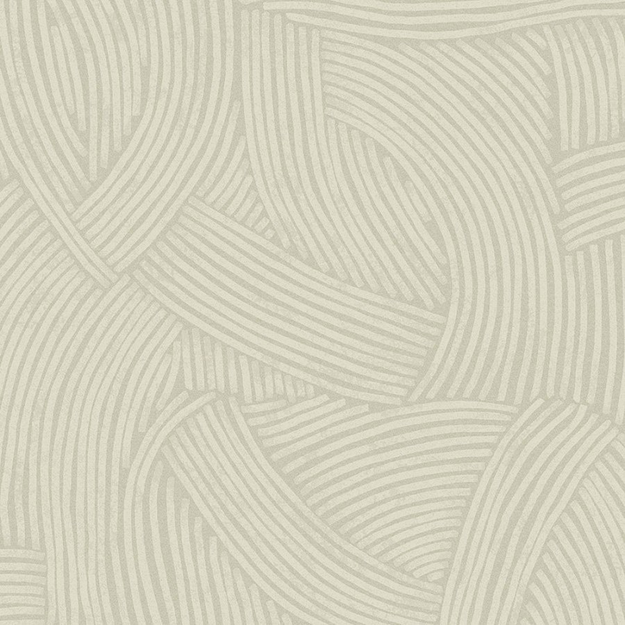 Béžová vliesová tapeta s grafickým etno vzorem, 318011, Twist, Eijffinger - Vliesové tapety