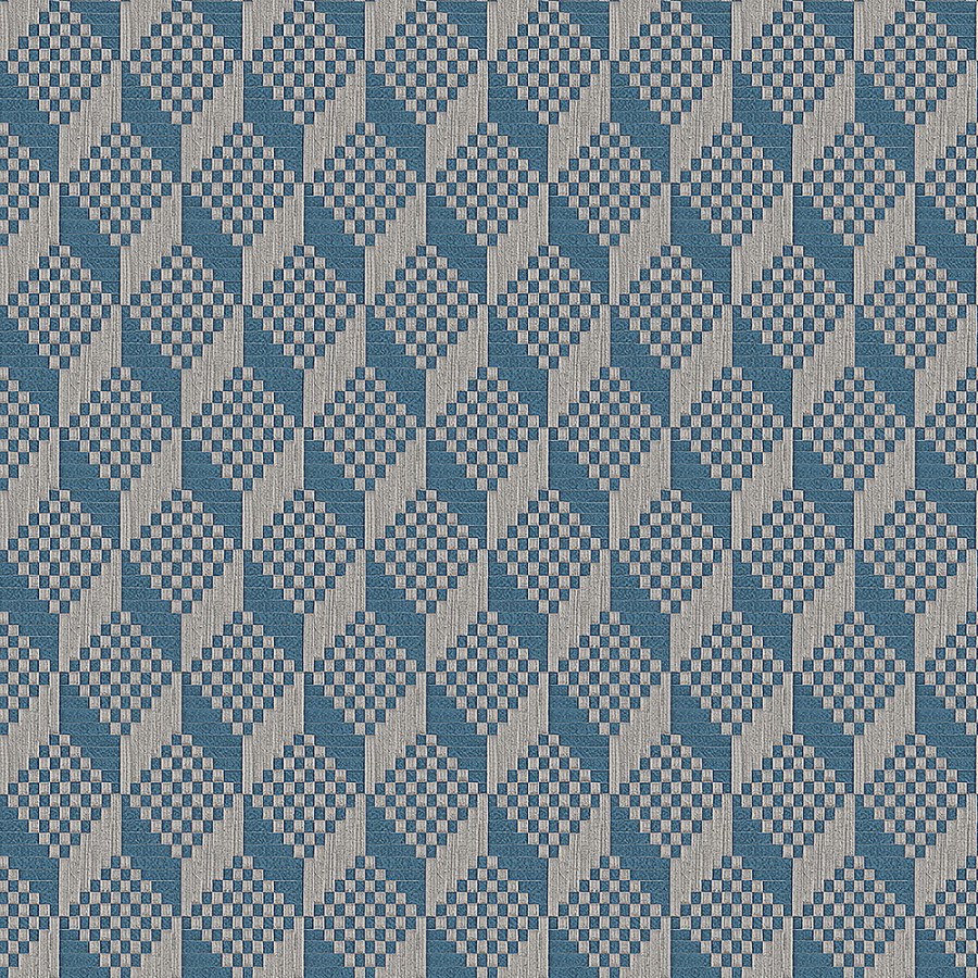 Luxusní šedo-modrá vliesová 3d tapeta na zeď GR322306, Grace, Design ID - Vliesové tapety