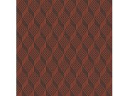 Luxusní hnědo-oranžová vliesová 3d tapeta na zeď GR322308, Grace, Design ID