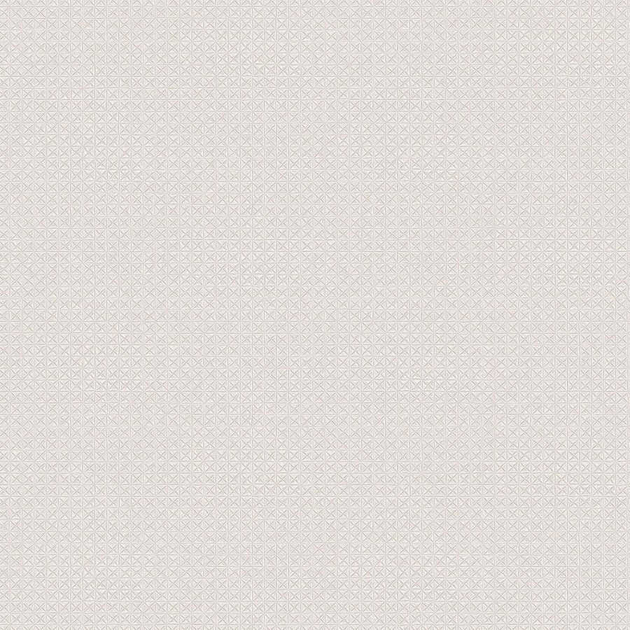 Luxusní bílá vliesová tapeta, geometrický vzor GR322401, Grace, Design ID - Vliesové tapety