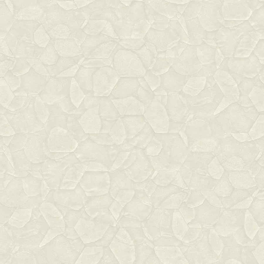 Luxusní krémová geometrická vliesová tapeta na zeď, Z54501, Fuksas, Zambaiti Parati - Vliesové tapety