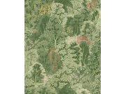 Zelená vliesová tapeta na zeď, příroda, stromy, listy, 121465, New Eden, Graham&Brown Premium