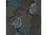 Modrá vliesová tapeta na zeď, stromy, 121446, New Eden, Graham&Brown Premium