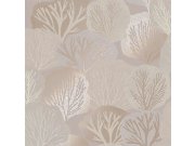 Šedá vliesová tapeta na zeď, stromy, 121443, New Eden, Graham&Brown Premium