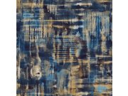 Modro-hnědá vliesová tapeta na zeď, 121438, New Eden, Graham&Brown Premium