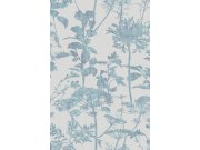 Šedo-modrá vliesová tapeta na zeď, příroda, trávy, 121432, New Eden, Graham&Brown Premium