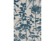 Šedo-modrá vliesová tapeta na zeď, příroda, trávy, 121430, New Eden, Graham&Brown Premium