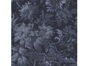 Modrá květinová vliesová tapeta na zeď, 120620, Retreat, Graham&Brown Premium