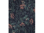 Modrá vliesová tapeta s květinami, 120615, Retreat, Graham&Brown Premium