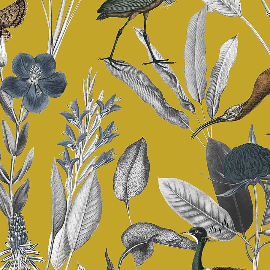 Vliesová tapeta na zeď s volavkami 111720, Genesis, Graham & Brown Vliesová tapeta na zeď s volavkami 111720, Genesis, Graham & Brown