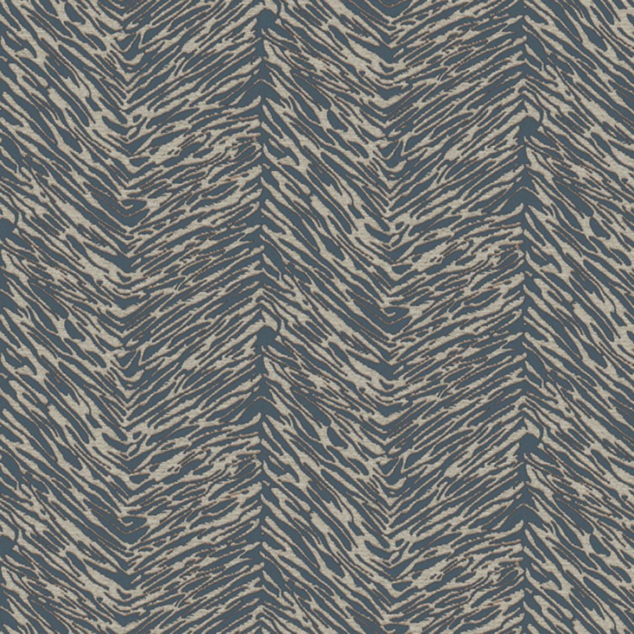 Modro-šedá vliesová tapeta na zeď, 07709, Makalle II, Limonta - Vliesové tapety