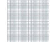 Vliesová tapeta na zeď, modro-šedá, kostka, káro, 9819-6, Essential Stripes, ICH Wallcoverings