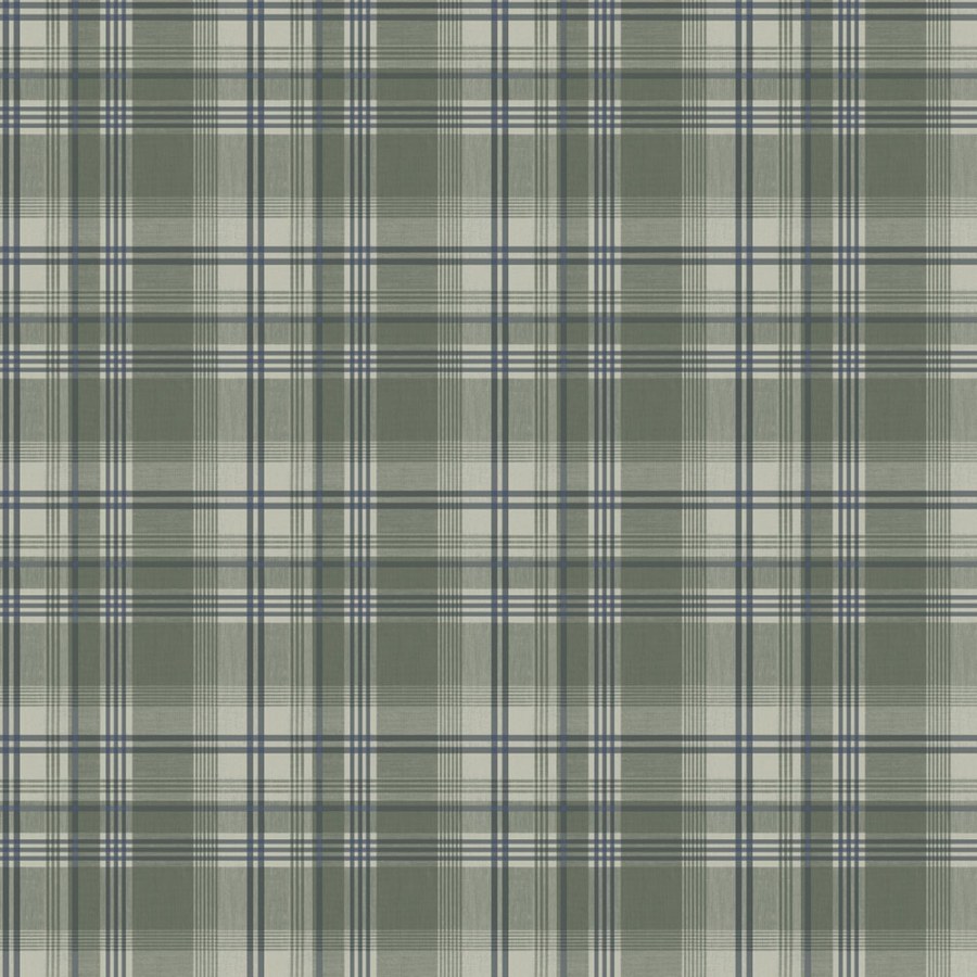 Vliesová tapeta na zeď, zelená, kostka, káro,  9819-5, Essential Stripes, ICH Wallcoverings