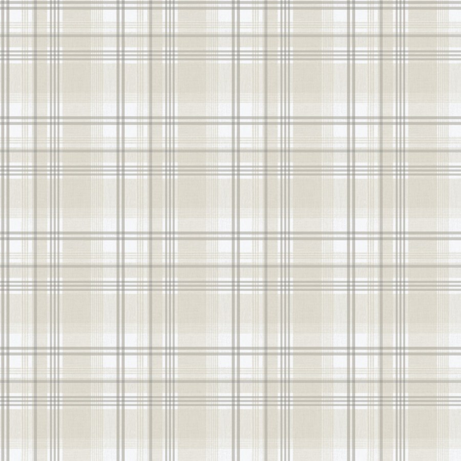 Vliesová tapeta na zeď, béžová, kostka, káro, 9819-2, Essential Stripes, ICH Wallcoverings - Vliesové tapety