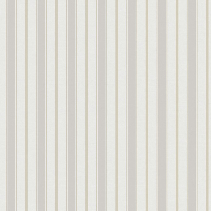 Vliesová tapeta na zeď, šedo-béžová, pruhy,  9816-3, Essential Stripes, ICH Wallcoverings