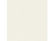 Béžová vliesová tapeta na zeď- bílé puntíky, 7007-2, Noa, ICH Wallcoverings