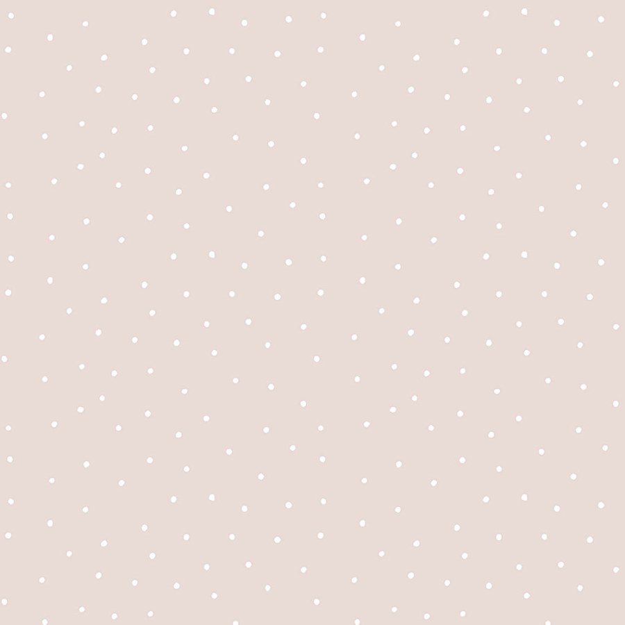 Růžová vliesová tapeta na zeď- bílé puntíky, 7007-3, Noa, ICH Wallcoverings - Vliesové tapety