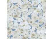 Modrá vliesová tapeta na zeď, bubliny, M1054-3, Mika, ICH Wallcoverings