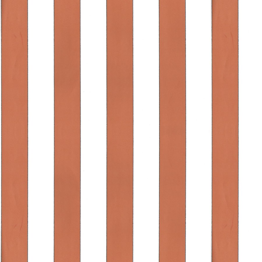 Vliesová tapeta na zeď, oranžovo-bílá, pruhy, 5060-3, Essential Stripes, ICH Wallcoverings - Vliesové tapety